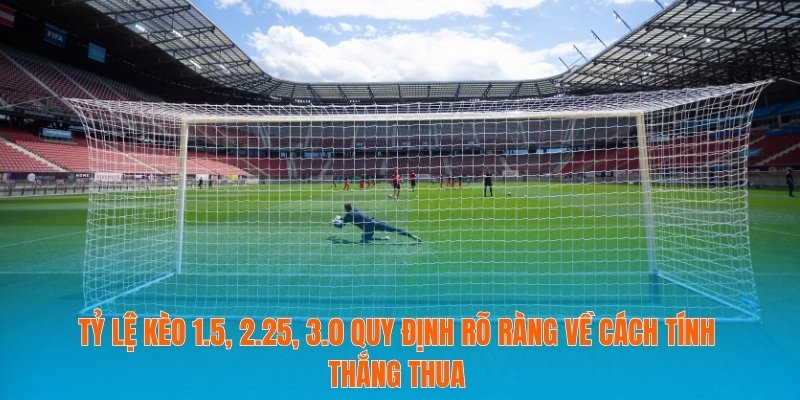Tỷ lệ kèo 1.5, 2.25, 3.0 quy định rõ ràng về cách tính thắng thua