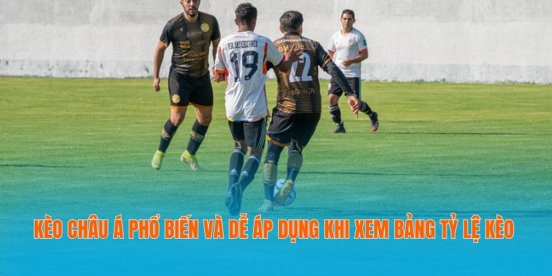 Kèo châu Á phổ biến và dễ áp dụng khi xem bảng tỷ lệ kèo